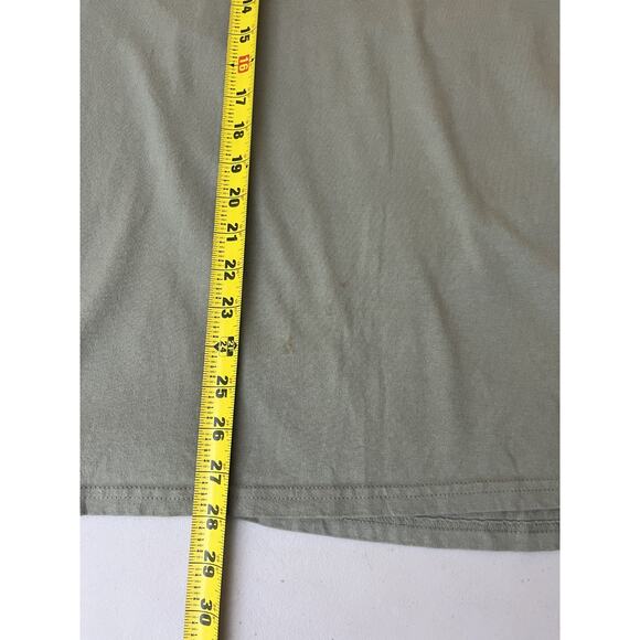 Y2K 90s White Tail Deer Al Agnew Art Fishing Grunge Tee Shirt L Hunting Wildlife - Picture 12 of 14